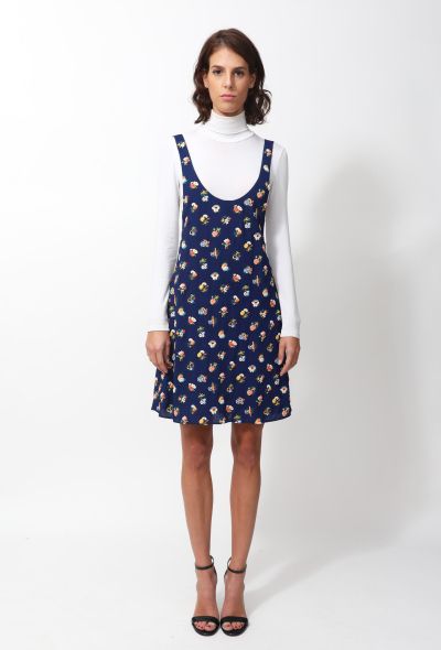 Louis Vuitton 2015 Floral Embroidered Dress - 1 Louis Vuitton 2015 Floral Embroidered Dress - 1