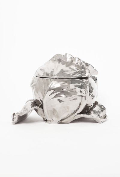 Dior Vintage Silver Porcelain Terrine - 1 Dior Vintage Silver Porcelain Terrine - 1