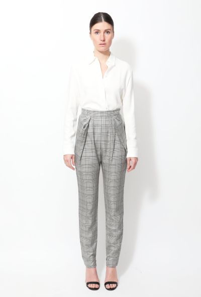 Balenciaga 2009 Checkered Tapered Trousers - 1