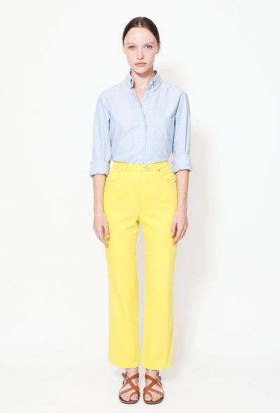 Céline Vintage High-Waisted Denim Trousers - 1 Céline Vintage High-Waisted Denim Trousers - 1