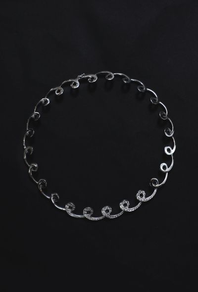 Vintage Fine Jewelry Mathon 18K Gold and Diamond Necklace - 1 Vintage Fine Jewelry Mathon 18K Gold and Diamond Necklace - 1