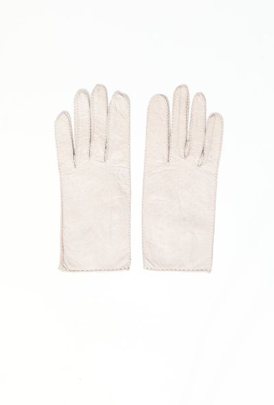 Perforated Lambskin Leather Gloves - 1 Perforated Lambskin Leather Gloves - 1