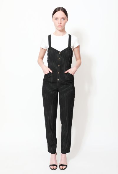 Jean Paul Gaultier Early 2000s Pinstripe Crêpe Jumpsuit - 1 Jean Paul Gaultier Early 2000s Pinstripe Crêpe Jumpsuit - 1
