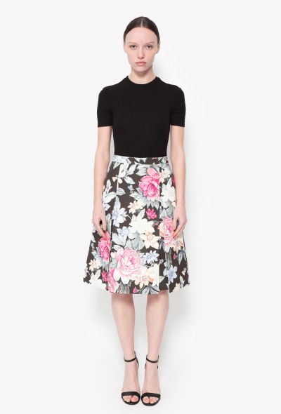 Céline Resort 2012 Floral Skirt - 1 Céline Resort 2012 Floral Skirt - 1