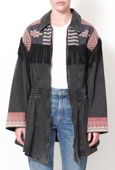 Kenzo '80s Fringed Western Denim Jacket - 1 Kenzo '80s Fringed Western Denim Jacket - 1