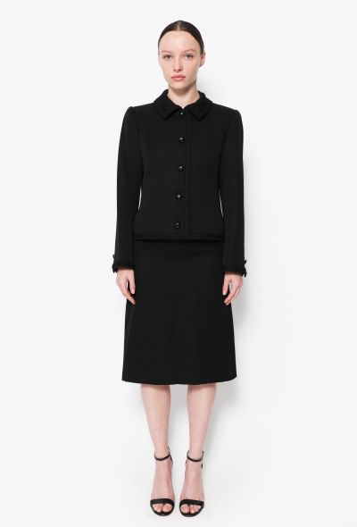 Saint Laurent 70s Classic Jacket & A-line Skirt Ensemble - 1 Saint Laurent 70s Classic Jacket & A-line Skirt Ensemble - 1