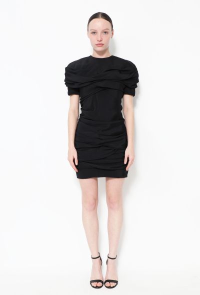 Gianni Versace RARE S/S 1987 Ruched Dress - 1 Gianni Versace RARE S/S 1987 Ruched Dress - 1