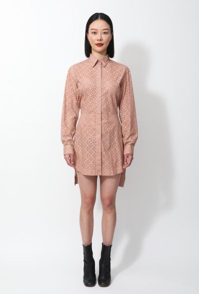 Alaïa S/S 2012 Eyelet Shirt Dress - 1 Alaïa S/S 2012 Eyelet Shirt Dress - 1