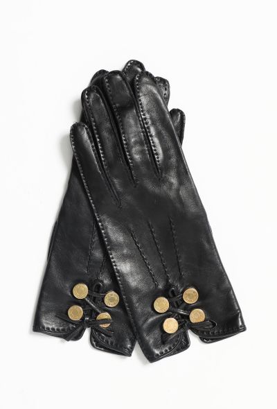 Hermès Lace-up Leather Gloves - 1 Hermès Lace-up Leather Gloves - 1
