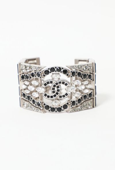 Chanel F/W 2015 Strass 'CC' Bracelet - 1 Chanel F/W 2015 Strass 'CC' Bracelet - 1