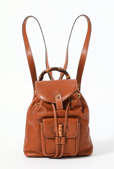 Gucci Mini Bamboo Backpack - 1 Gucci Mini Bamboo Backpack - 1