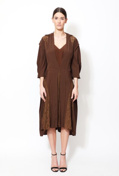 Chloé F/W 2018 Lace Pleated Dress - 1 Chloé F/W 2018 Lace Pleated Dress - 1