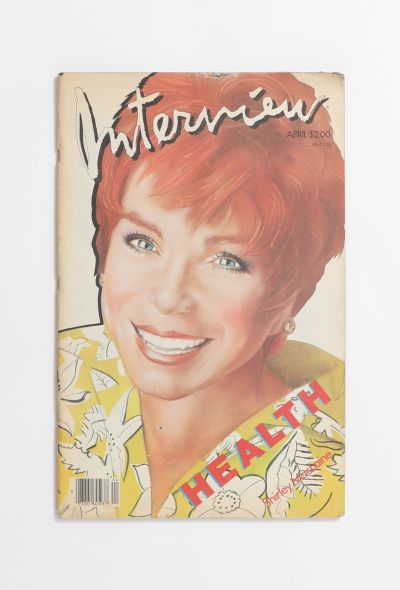 Interview Magazine Shirley Maclaine, April 1985 Issue - 1 Interview Magazine Shirley Maclaine, April 1985 Issue - 1