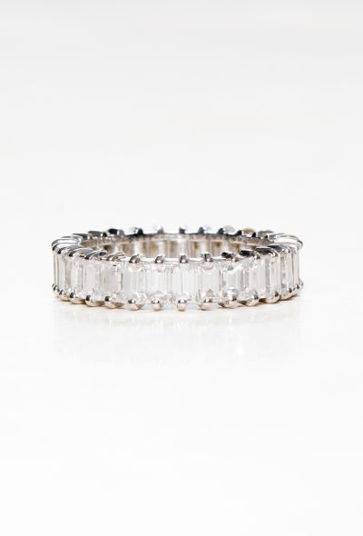 Vintage Fine Jewelry 18k  Gold & Baguette-Cut Diamond Wedding Band - 1 Vintage Fine Jewelry 18k  Gold & Baguette-Cut Diamond Wedding Band - 1