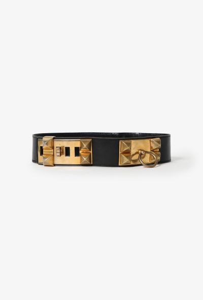 Hermès 1947 Box 'Collier de Chien' Belt - 1 Hermès 1947 Box 'Collier de Chien' Belt - 1