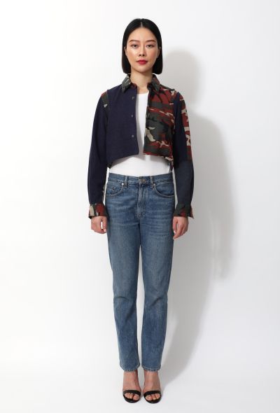 Comme des Garçons 2014 Camouflage Felt Top - 1 Comme des Garçons 2014 Camouflage Felt Top - 1