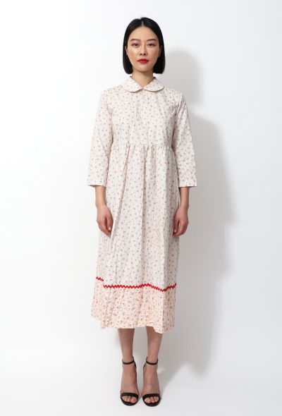 Comme des Garçons Floral Cotton Day Dress - 1 Comme des Garçons Floral Cotton Day Dress - 1