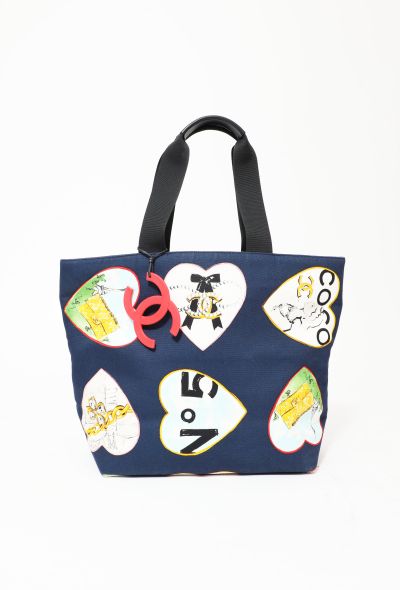 Chanel Coco Hearts Tote Bag - 1 Chanel Coco Hearts Tote Bag - 1