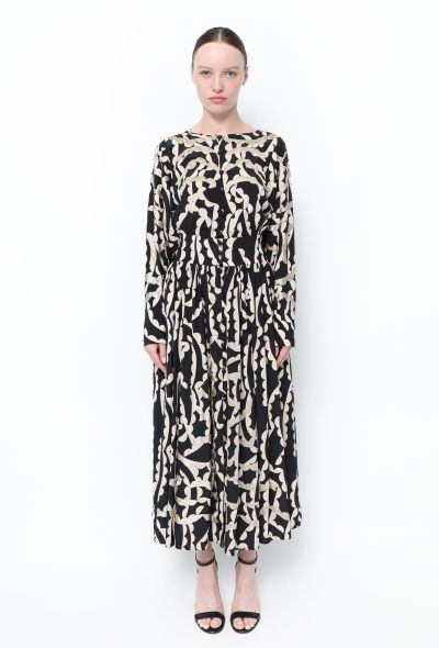 Chloé Early '80s Scalloped Silk Dress - 1 Chloé Early '80s Scalloped Silk Dress - 1