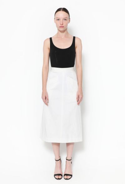 Saint Laurent S/S 1979 Cotton Pocket Skirt - 1 Saint Laurent S/S 1979 Cotton Pocket Skirt - 1