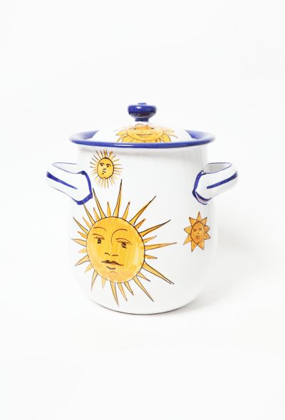 Dior Rare '60s Earthenware Sun Pot - 1 Dior Rare '60s Earthenware Sun Pot - 1