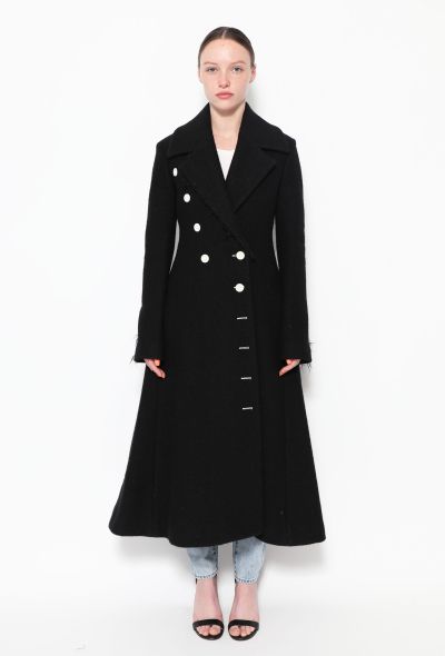 Céline CAMPAIGN F/W 2014 Contrast Wool Coat - 1 Céline CAMPAIGN F/W 2014 Contrast Wool Coat - 1
