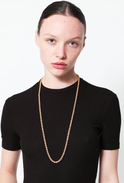 Vintage Fine Jewelry 18k Gold Twisted Sautoir - 1 Vintage Fine Jewelry 18k Gold Twisted Sautoir - 1