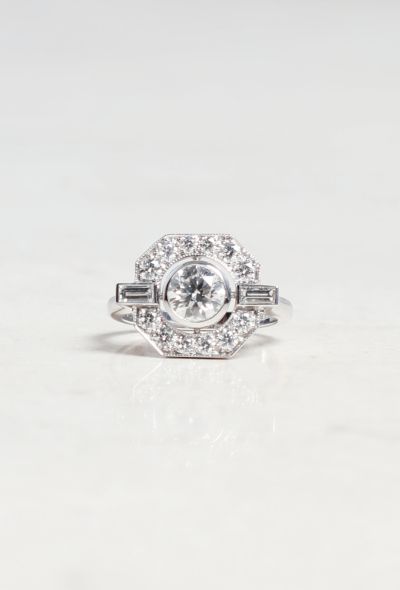 Mellerio 18k White Gold & Diamond Ring - 1 Mellerio 18k White Gold & Diamond Ring - 1