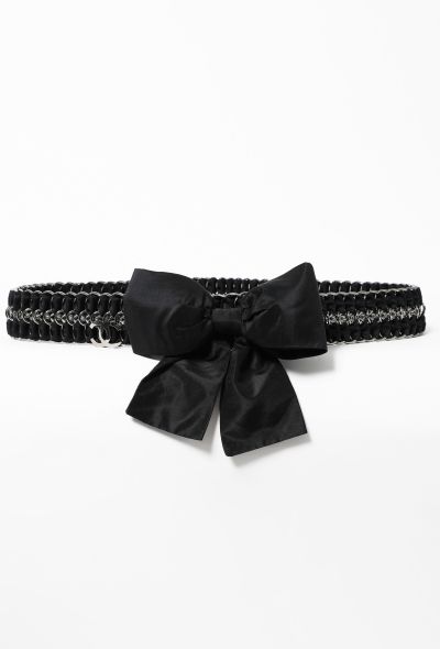 Chanel F/W 2006 Bowtie Chainlink Belt - 1 Chanel F/W 2006 Bowtie Chainlink Belt - 1