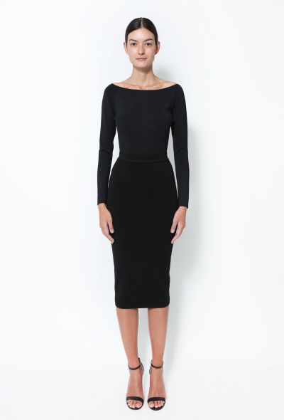 Alaïa '90s Knit Bodysuit & Skirt Ensemble - 1 Alaïa '90s Knit Bodysuit & Skirt Ensemble - 1