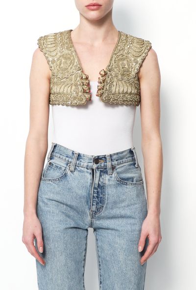 World Treasures Vintage Hand-Embroidered Sirma Vest - 1 World Treasures Vintage Hand-Embroidered Sirma Vest - 1