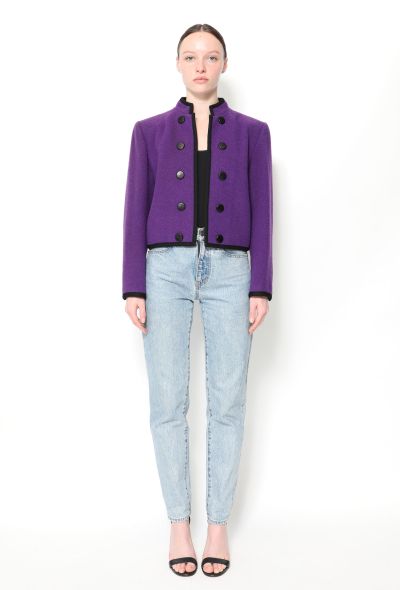 Saint Laurent F/W 1983 Wool Military Jacket - 1 Saint Laurent F/W 1983 Wool Military Jacket - 1