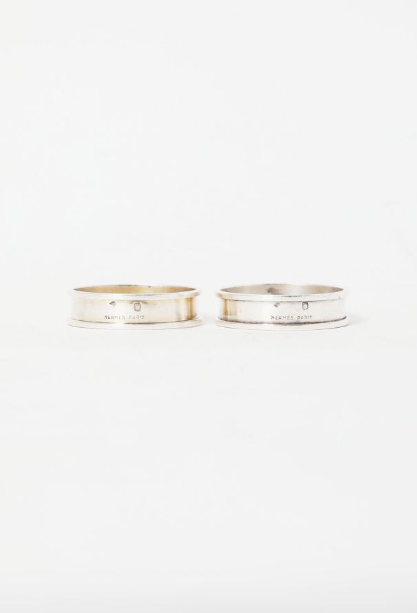 Hermès 50s Silver Napkin Ring Set - 1