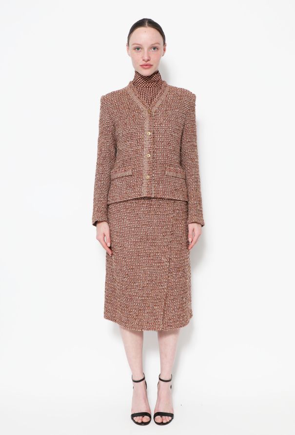 Chanel 70s Tweed 3-piece Ensemble - 1