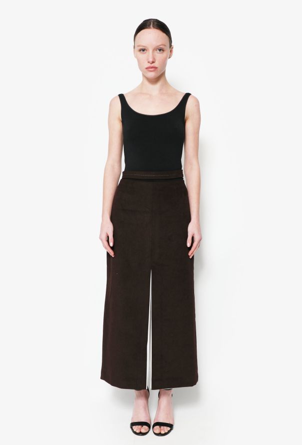 Proenza Schouler F/W 2021 Wool Slit Skirt - 1