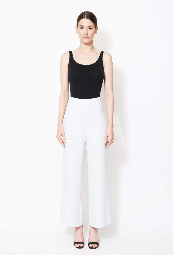 Chanel 2000 Wide-Leg Crêpe Trousers - 1