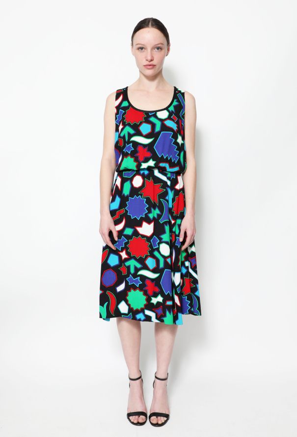Saint Laurent COLLECTOR S/S 1983 Abstract 'Matisse' Dress - 1