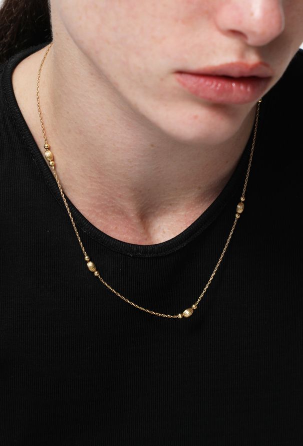 Vintage Fine Jewelry 18k Yellow Gold Necklace - 3