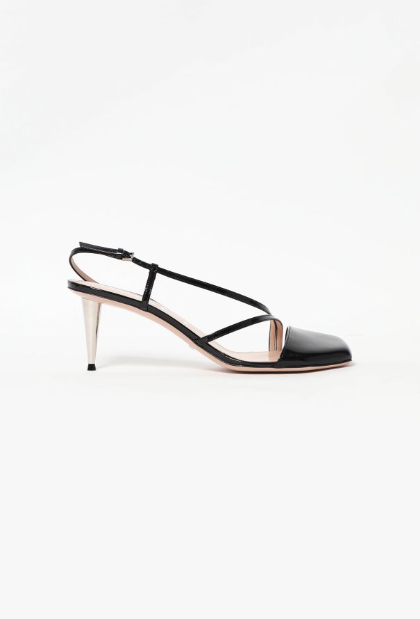 Gucci S/S 2022 Patent Leather Sandals - 1 Gucci S/S 2022 Patent Leather Sandals - 1