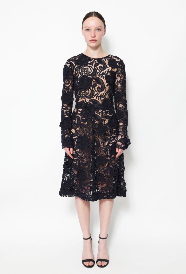 Prada F/W 2008 Guipure Lace Dress - 1