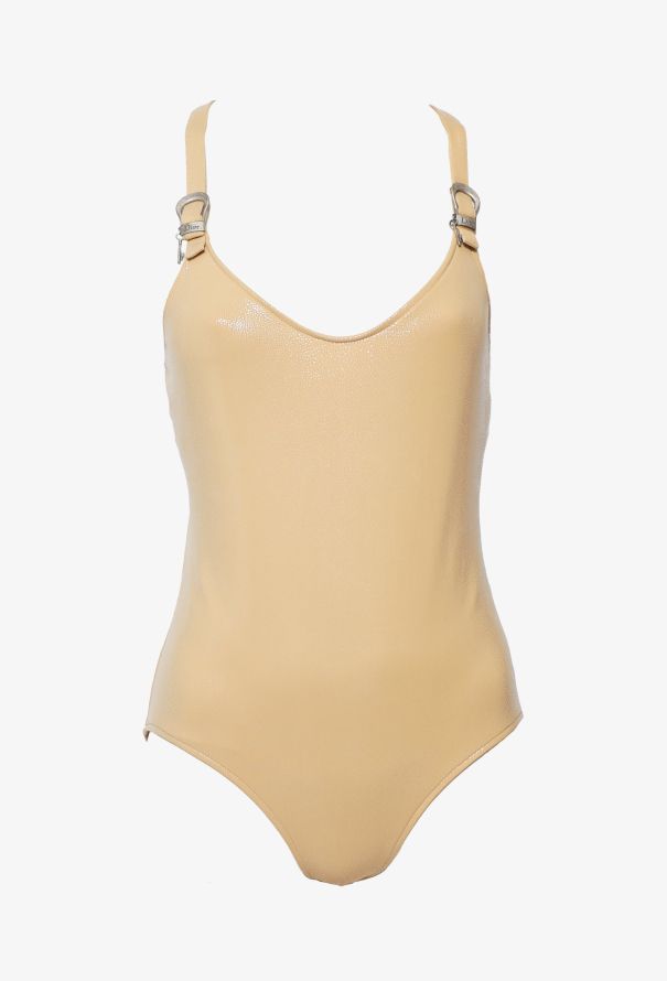 Dior Early 2000s Logo Buckle Swimsuit - 1