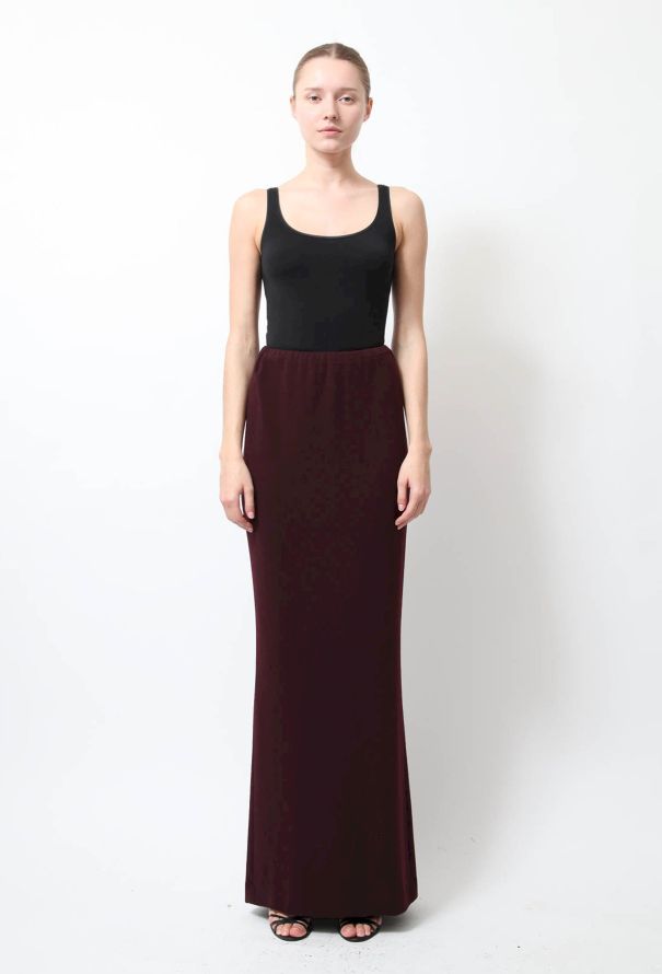 Lanvin Wool Long Skirt - 1