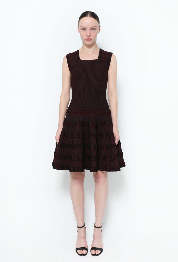 Alaïa Textured Skater Dress - 1
