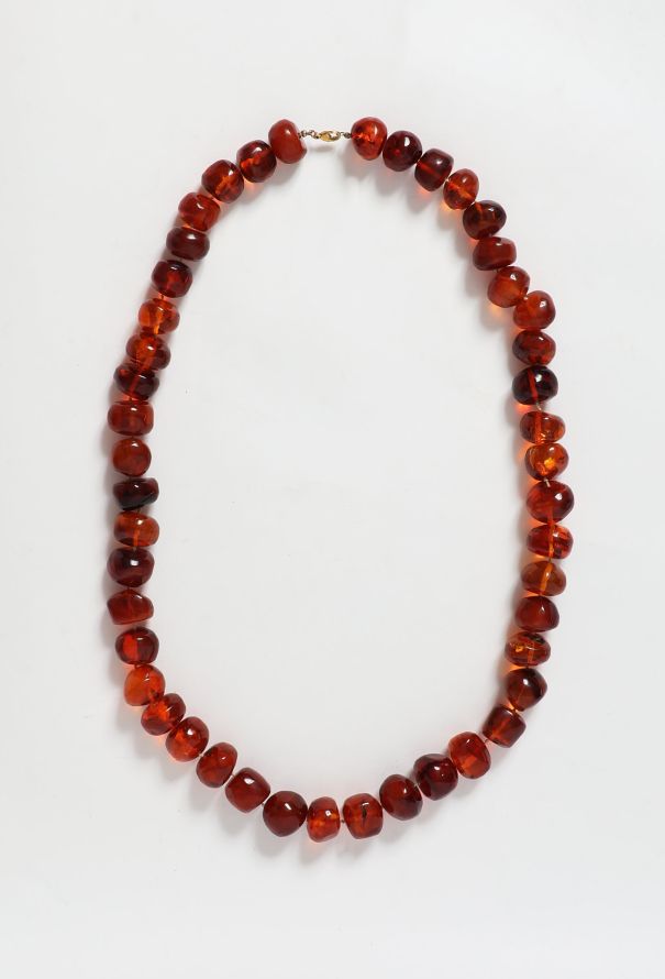 Baltic Amber Sautoir Necklace - 1