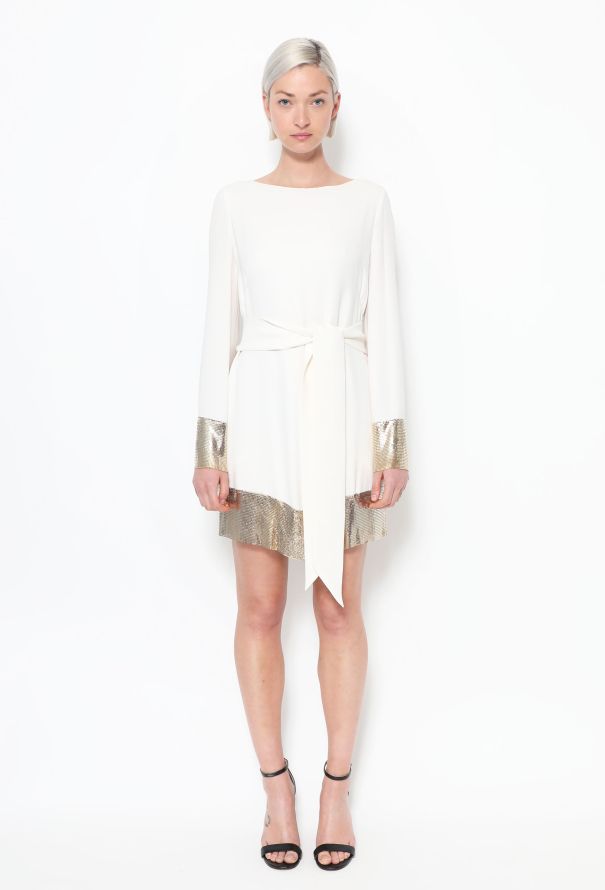 Azzaro S/S 2010 Chainmail Silk Dress - 1