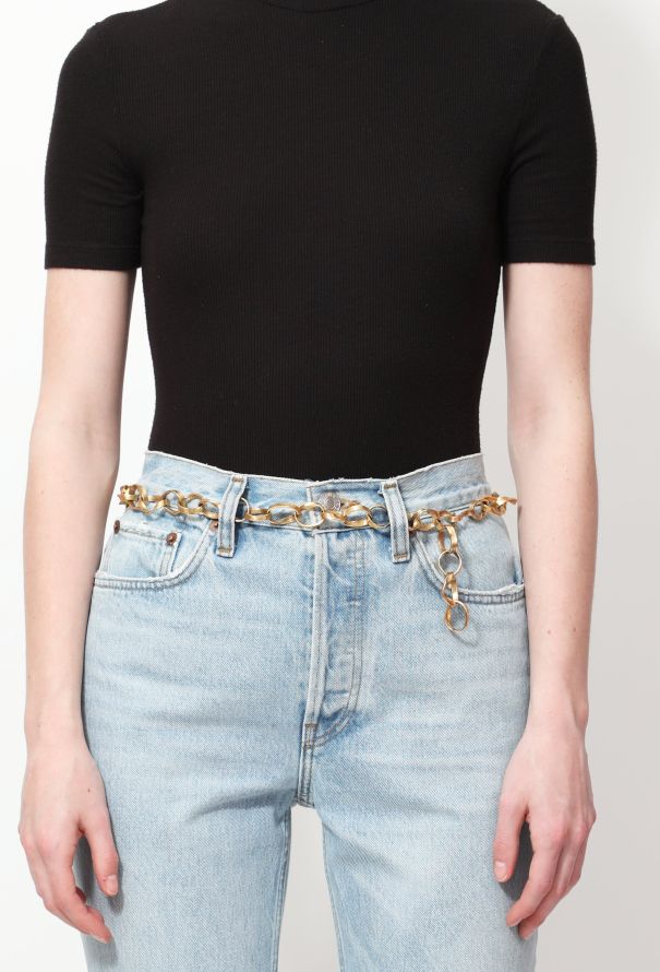 Balenciaga Metallic 'Editions' Chainlink Belt - 1