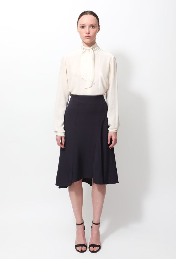 Céline Asymmetrical Flared Skirt - 1