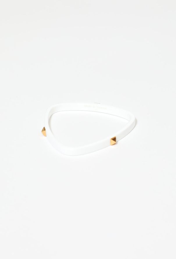 Hermès Studded Triangle Enamel Bracelet - 1