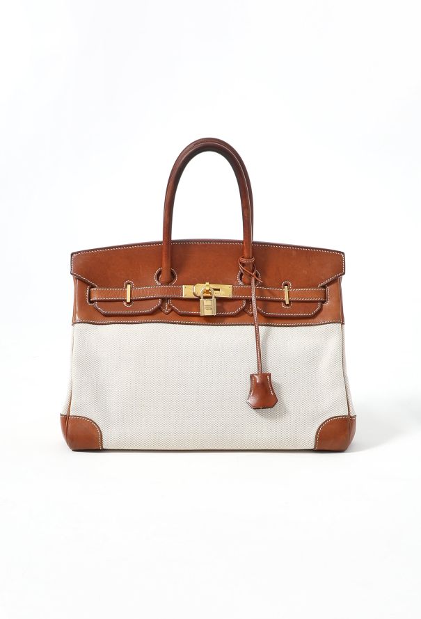 Hermès Barenia & Toile H Birkin 35 - 1