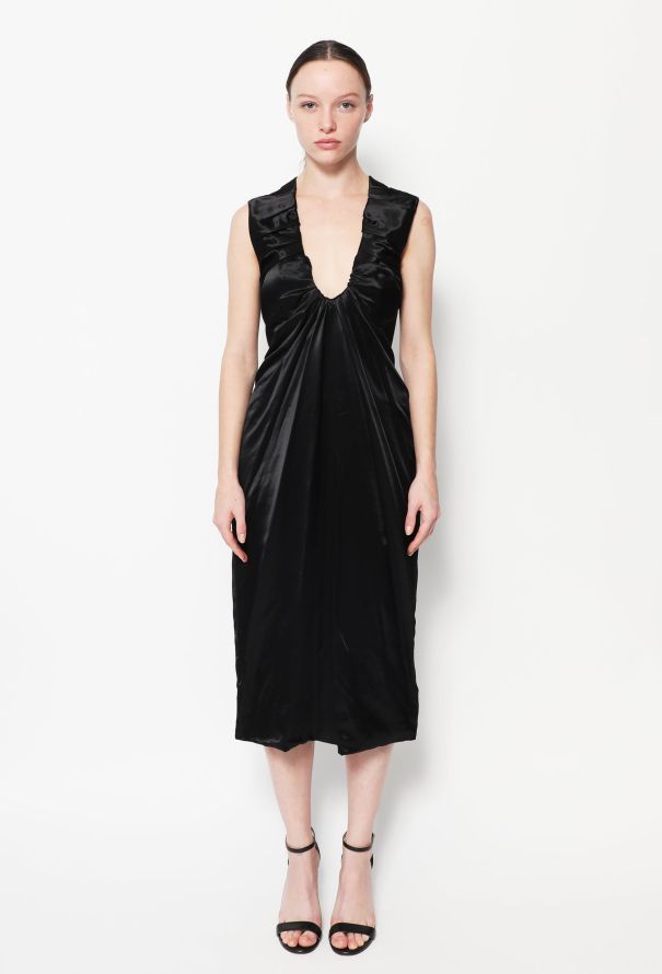 Bottega Veneta 2019 Ruched Charmeuse Dress - 1